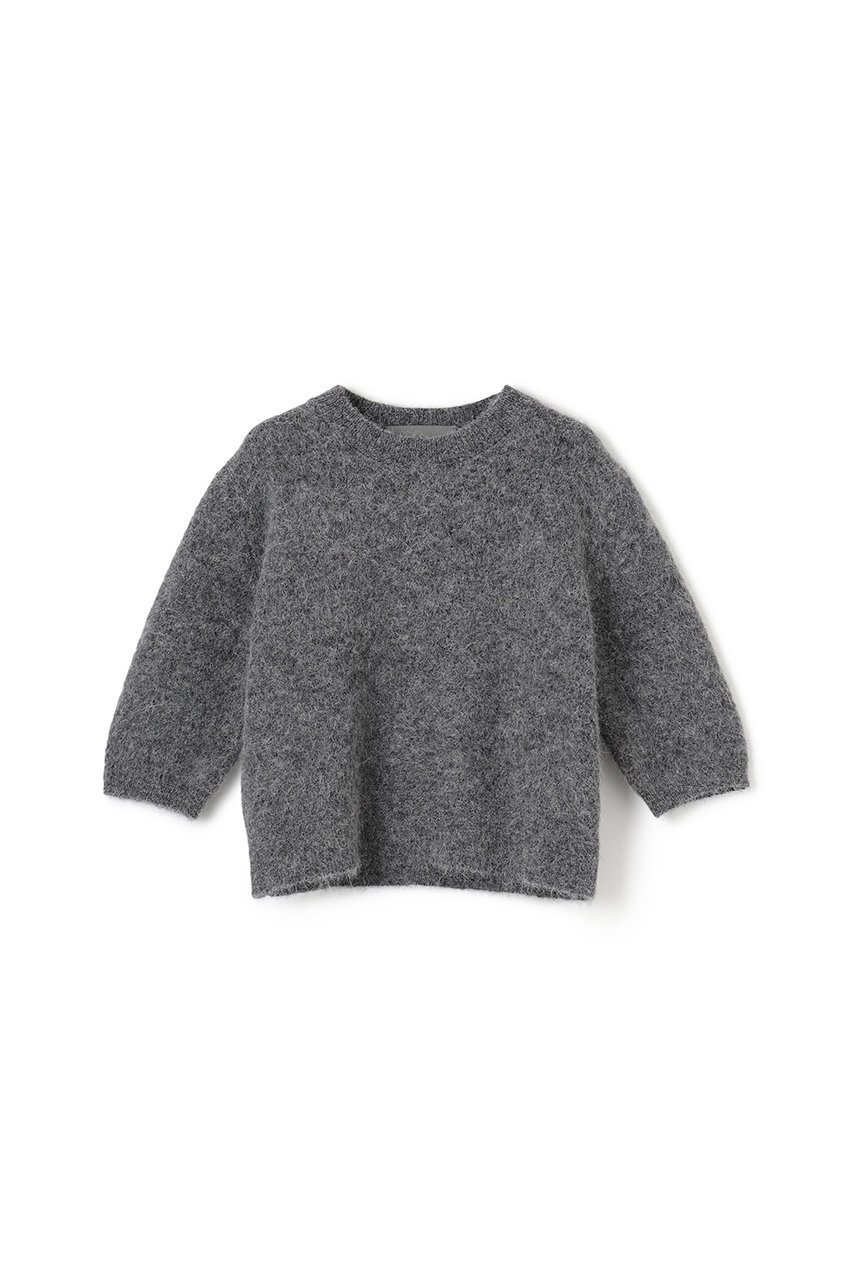 【アンクレイヴ/uncrave】の【8/13 12:00販売開始】アルパカファーニット ショートトップス インテリア・キッズ・メンズ・レディースファッション・服の通販 founy(ファニー) 　ファッション　Fashion　レディースファッション　Fashion for Women　トップス・カットソー　Cut & Sew Tops　ニット　Knit Tops & Sweaters　カジュアルプルオーバー・ニットトップス　Pullovers & Knit Tops / Casual Pullovers　2025年　2025　2025-2026秋冬・A/W　Autumn/Winter 2025–26 AW25–26　なめらか　Smooth, Silky Texture　コンパクト　Compact, Small Size　ストレッチ　Stretch, Stretchy Fabric　ビッグ　Big, Oversized　ベスト　Vest, Waistcoat　今季　This Season, Current Season　A/W・秋冬　Autumn/Winter　チャコール|ID: prp329100004636024 ipo3291000000033394091