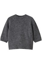 【アンクレイヴ/uncrave】のアルパカファーニット ショートトップス チャコール|ID: prp329100004636024 ipo3291000000035625556