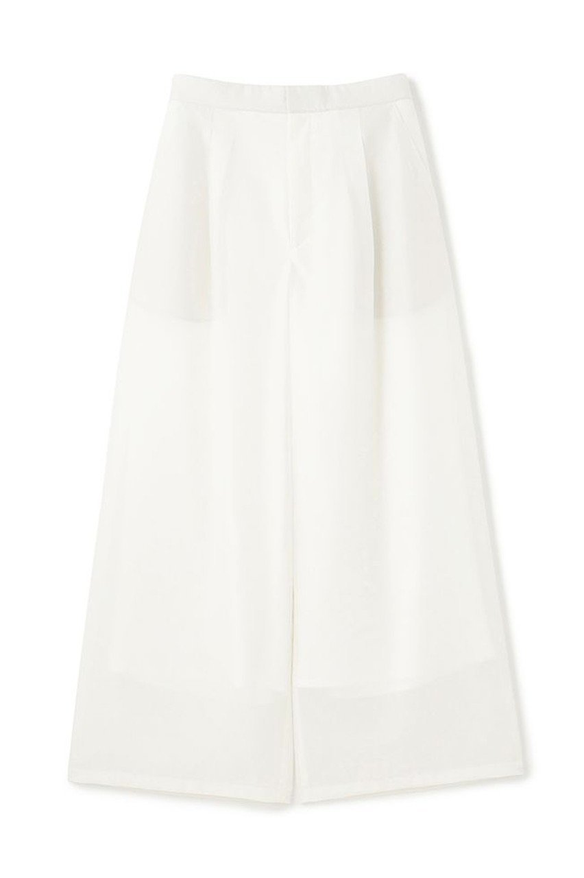 【アンクレイヴ/uncrave】の【8/13 12:00販売開始】シアーオーガンジー ワイドパンツ 人気、トレンドファッション・服の通販 founy(ファニー) 　ファッション　Fashion　レディースファッション　Fashion for Women　パンツ　Pants & Trousers　2025年　2025　2025-2026秋冬・A/W　Autumn/Winter 2025–26 AW25–26　エアリー　Airy Texture　シアー　Sheer, See-Through　シンプル　Simple, Minimal　ブライト　Bright, Shiny　ワイド　Wide, Wide Fit　エレガント 上品　Elegant　楽ちん　Easy Fit, Comfortable　A/W・秋冬　Autumn/Winter　 other-1|ID: prp329100004636025 ipo3291000000033394093