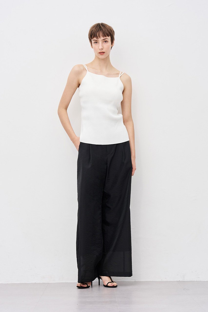 【アンクレイヴ/uncrave】のシアーオーガンジー ワイドパンツ 人気、トレンドファッション・服の通販 founy(ファニー) 　ファッション　Fashion　レディースファッション　Fashion for Women　パンツ　Pants & Trousers　エアリー　Airy Texture　シアー　Sheer, See-Through　シンプル　Simple, Minimal　ブライト　Bright, Shiny　ワイド　Wide, Wide Fit　エレガント 上品　Elegant　楽ちん　Easy Fit, Comfortable　other-6|ID: prp329100004636025 ipo3291000000036763590