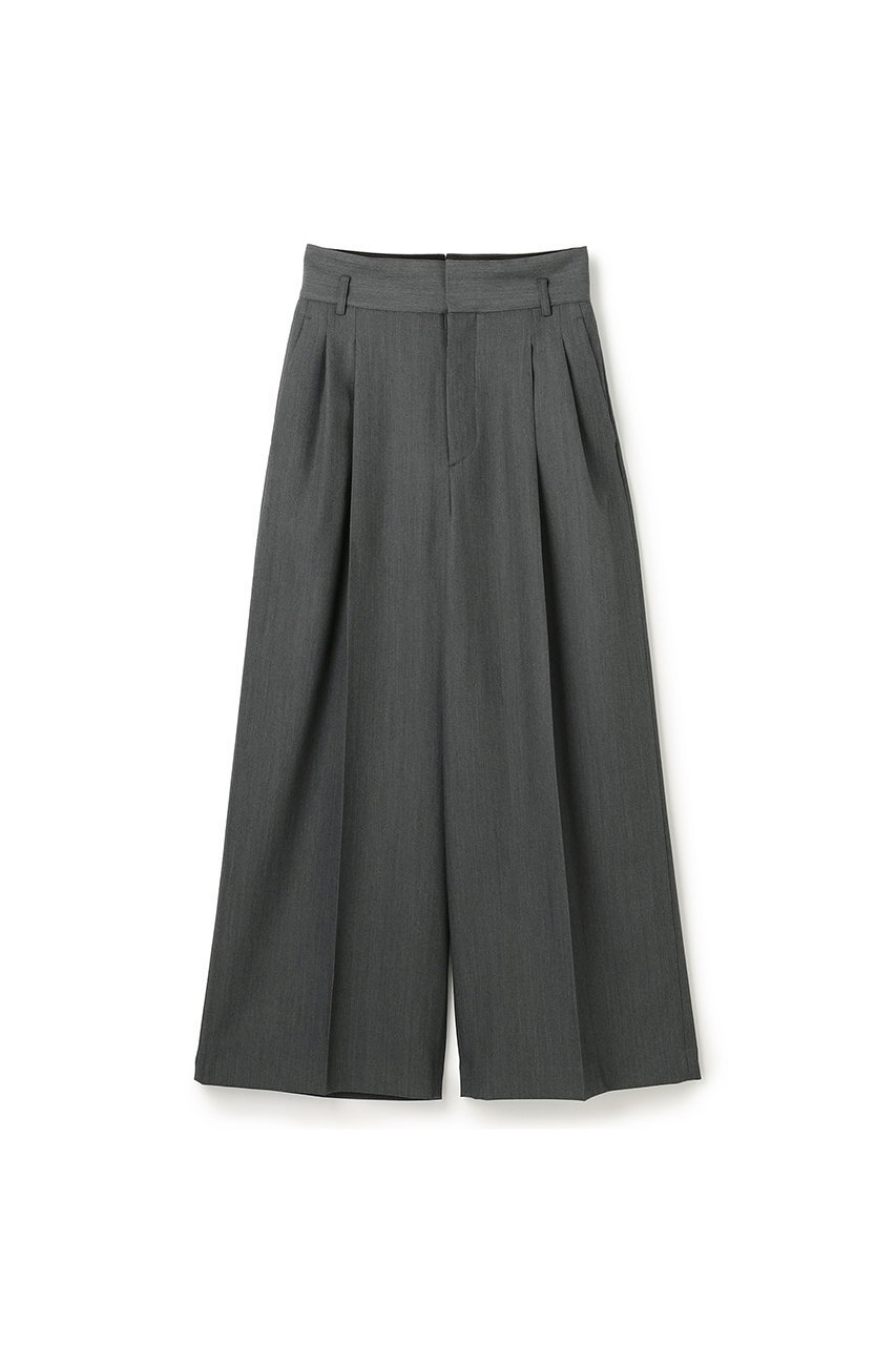 【アンクレイヴ/uncrave】のTWドビードスキン ワイドトラウザー 人気、トレンドファッション・服の通販 founy(ファニー) 　ファッション　Fashion　レディースファッション　Fashion for Women　パンツ　Pants & Trousers　ストレッチ　Stretch, Stretchy Fabric　フロント　Front, Front Design　ベーシック　Basic, Essential　エレガント 上品　Elegant　再入荷　Restock / Back in Stock　 other-1|ID: prp329100004636026 ipo3291000000034778684