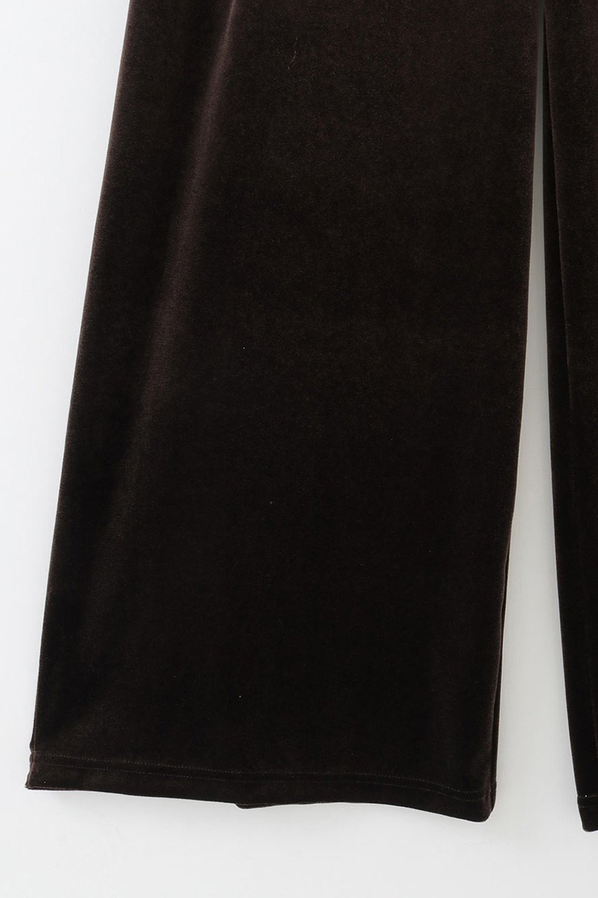 【ハー/HER.】の【8/14 12:00販売開始】ベロアリラックスパンツ 人気、トレンドファッション・服の通販 founy(ファニー) 　ファッション　Fashion　レディースファッション　Fashion for Women　パンツ　Pants & Trousers　2025年　2025　2025-2026秋冬・A/W　Autumn/Winter 2025–26 AW25–26　ストレート　Straight, Straight Cut　ベロア　Velour, Soft Velvet　ワイド　Wide, Wide Fit　エレガント 上品　Elegant　冬　Winter / This Winter　夏　Summer　定番　Standard, Basic Item　A/W・秋冬　Autumn/Winter　other-5|ID: prp329100004636028 ipo3291000000033394131