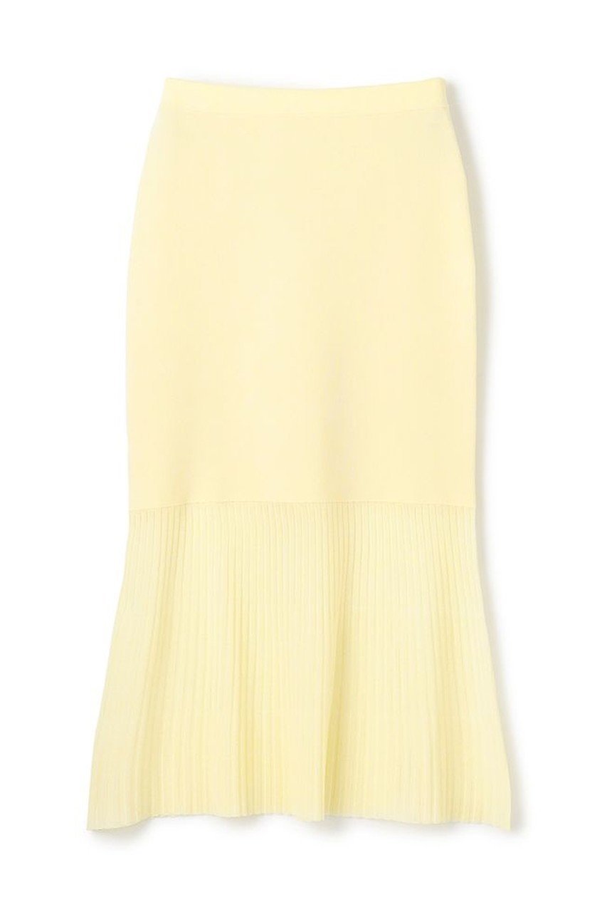 【アンクレイヴ/uncrave】の【8/13 12:00販売開始】シアーニット コンビスカート インテリア・キッズ・メンズ・レディースファッション・服の通販 founy(ファニー) 　ファッション　Fashion　レディースファッション　Fashion for Women　スカート　Skirts　ロングスカート　Long Skirts / Maxi & Midi Skirts　2025年　2025　2025-2026秋冬・A/W　Autumn/Winter 2025–26 AW25–26　コンビ　Combo, Combination Style　シアー　Sheer, See-Through　フィット　Fit, Slim Fit　フレア　Flare, Flared　ロング　Long, Long-Length　ワイドリブ　Wide Rib, Wide Ribbed Knit　A/W・秋冬　Autumn/Winter　クリームイエロー|ID: prp329100004636032 ipo3291000000033394155