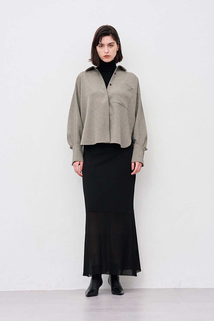 【アンクレイヴ/uncrave】の【8/13 12:00販売開始】シアーニット コンビスカート 人気、トレンドファッション・服の通販 founy(ファニー) 　ファッション　Fashion　レディースファッション　Fashion for Women　スカート　Skirts　ロングスカート　Long Skirts / Maxi & Midi Skirts　2025年　2025　2025-2026秋冬・A/W　Autumn/Winter 2025–26 AW25–26　コンビ　Combo, Combination Style　シアー　Sheer, See-Through　フィット　Fit, Slim Fit　フレア　Flare, Flared　ロング　Long, Long-Length　ワイドリブ　Wide Rib, Wide Ribbed Knit　A/W・秋冬　Autumn/Winter　other-4|ID: prp329100004636032 ipo3291000000033394162