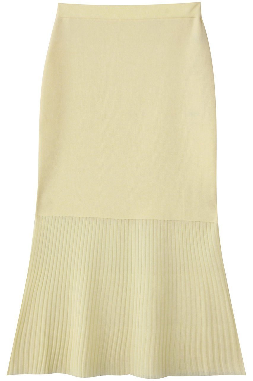 【アンクレイヴ/uncrave】のシアーニット コンビスカート インテリア・キッズ・メンズ・レディースファッション・服の通販 founy(ファニー) ファッション Fashion レディースファッション Fashion for Women スカート Skirts ロングスカート Long Skirts / Maxi & Midi Skirts コンビ Combo, Combination Style シアー Sheer, See-Through フィット Fit, Slim Fit フレア Flare, Flared ロング Long, Long-Length ワイドリブ Wide Rib, Wide Ribbed Knit クリームイエロー|ID: prp329100004636032 ipo3291000000035625580