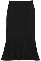 【アンクレイヴ/uncrave】のシアーニット コンビスカート ブラック|ID: prp329100004636032 ipo3291000000035625582