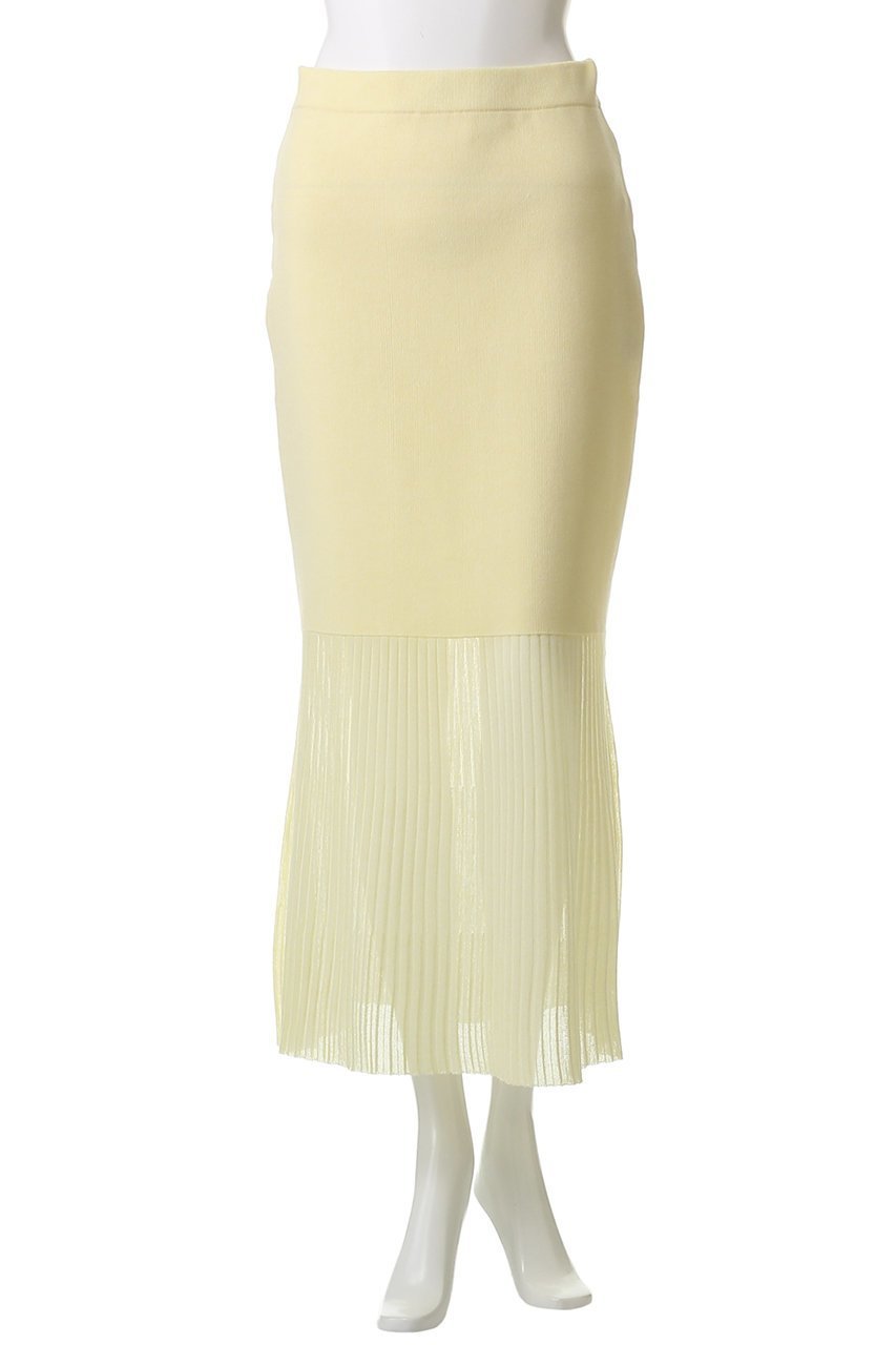 【アンクレイヴ/uncrave】のシアーニット コンビスカート 人気、トレンドファッション・服の通販 founy(ファニー) ファッション Fashion レディースファッション Fashion for Women スカート Skirts ロングスカート Long Skirts / Maxi & Midi Skirts コンビ Combo, Combination Style シアー Sheer, See-Through フィット Fit, Slim Fit フレア Flare, Flared ロング Long, Long-Length ワイドリブ Wide Rib, Wide Ribbed Knit other-2|ID: prp329100004636032 ipo3291000000035684529