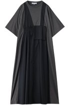 【エンフォルド/ENFOLD】のFAKE LAYERED DRESS/ドレス 人気、トレンドファッション・服の通販 founy(ファニー) ファッション Fashion レディースファッション Fashion for Women ワンピース Dresses フォーマル・パーティードレス・結婚式用ドレス Elegant & Casual Dresses チュニック Tunic Tops & Dresses ギャザー Gathered, Ruffled チュニック Tunic, Long Top ドレス Dress, One-Piece フレア Flare, Flared プリーツ Pleats, Pleated ロング Long, Long-Length 再入荷 Restock / Back in Stock thumbnail チャコールグレー|ID: prp329100004636046 ipo3291000000033394329