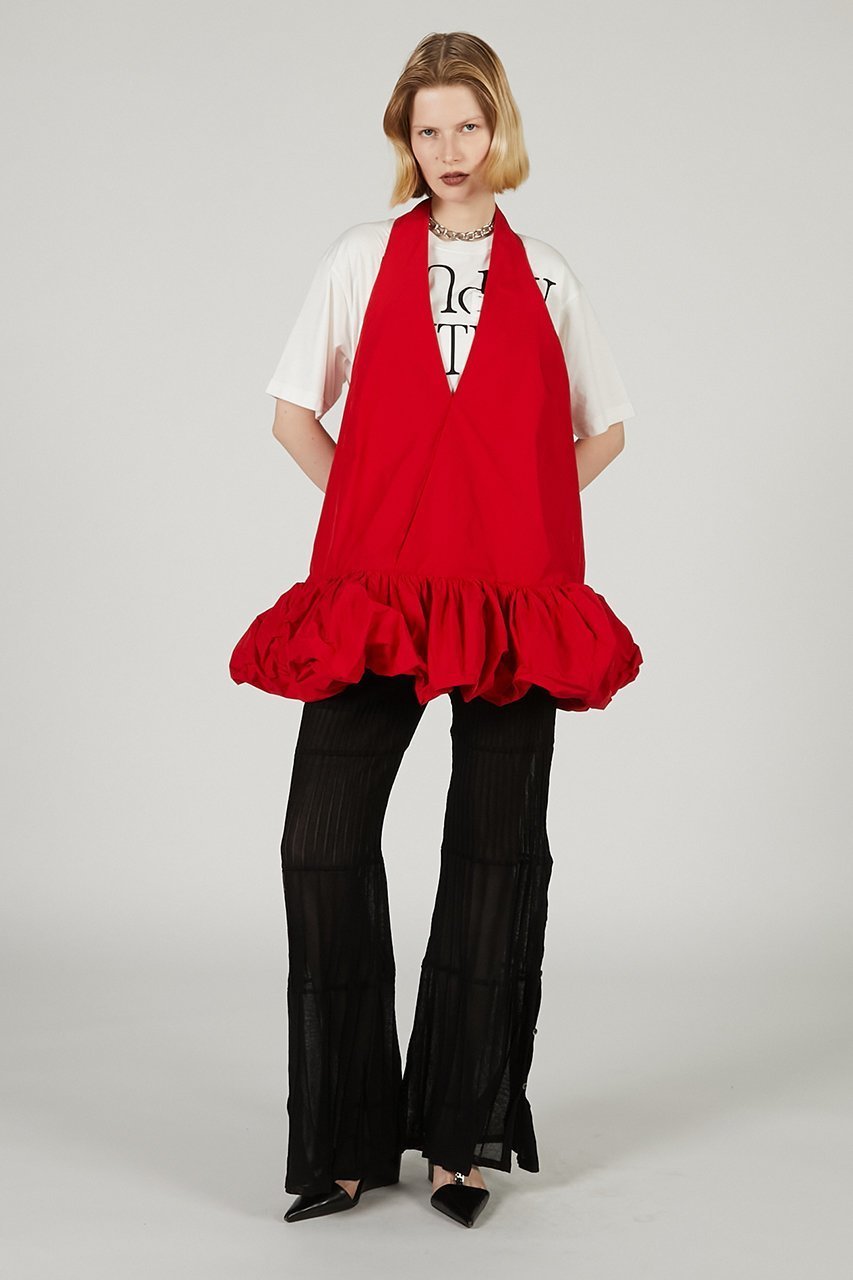 【プランク プロジェクト/PRANK PROJECT】のボリュームヘムホルターチュニック / Volume Hem Halter Tunic 人気、トレンドファッション・服の通販 founy(ファニー) 　ファッション　Fashion　レディースファッション　Fashion for Women　ワンピース　Dresses　チュニック　Tunic Tops & Dresses　おすすめ　Recommended / Our Picks　コンパクト　Compact, Small Size　スポーティ　Sporty, Casual Athletic　タフタ　Taffeta, Structured Fabric　タンク　Tank Top, Sleeveless Top　チュニック　Tunic, Long Top　再入荷　Restock / Back in Stock　other-7|ID: prp329100004636047 ipo3291000000033394343