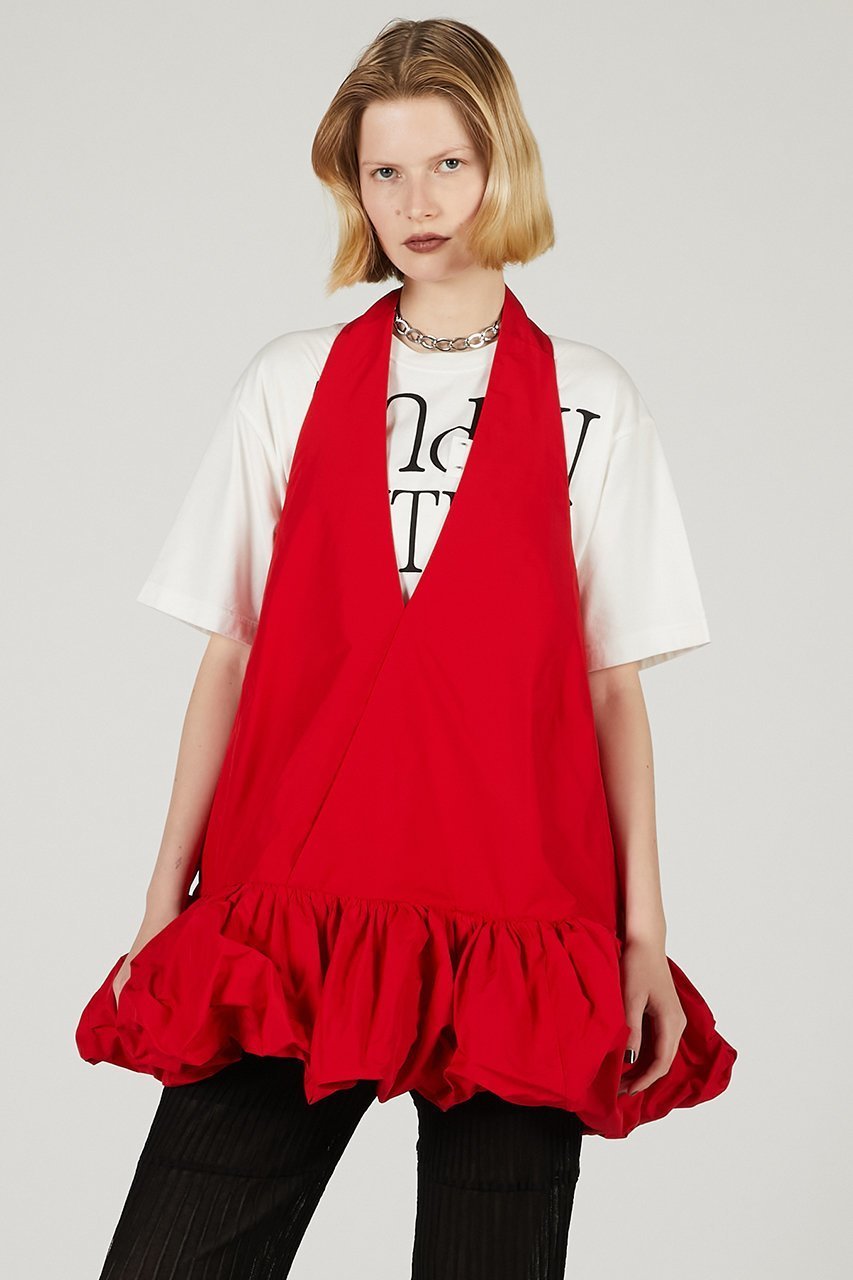 【プランク プロジェクト/PRANK PROJECT】のボリュームヘムホルターチュニック / Volume Hem Halter Tunic 人気、トレンドファッション・服の通販 founy(ファニー) 　ファッション　Fashion　レディースファッション　Fashion for Women　ワンピース　Dresses　チュニック　Tunic Tops & Dresses　おすすめ　Recommended / Our Picks　コンパクト　Compact, Small Size　スポーティ　Sporty, Casual Athletic　タフタ　Taffeta, Structured Fabric　タンク　Tank Top, Sleeveless Top　チュニック　Tunic, Long Top　再入荷　Restock / Back in Stock　other-8|ID: prp329100004636047 ipo3291000000033394344