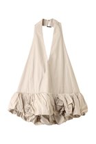 【プランク プロジェクト/PRANK PROJECT】のボリュームヘムホルターチュニック / Volume Hem Halter Tunic IVR(アイボリー)|ID: prp329100004636047 ipo3291000000035061938
