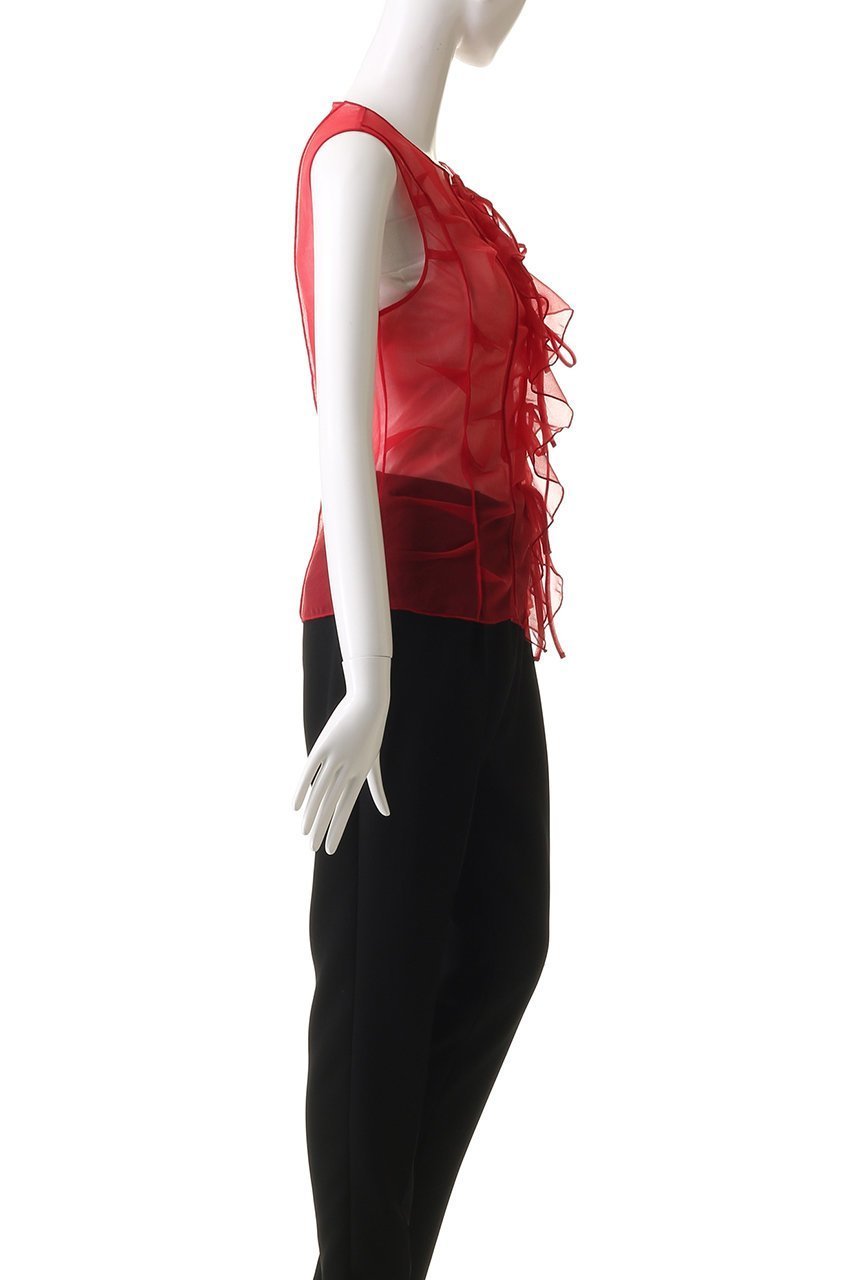 【プランク プロジェクト/PRANK PROJECT】のランダムタックシアータンク / Random Tuck Shear Tank 人気、トレンドファッション・服の通販 founy(ファニー) 　ファッション　Fashion　レディースファッション　Fashion for Women　トップス・カットソー　Cut & Sew Tops　キャミソール&ノースリーブ　Camisoles & Sleeveless Tops　シャツ・ブラウス・オフィスカジュアル　Elegant Blouses & Button-Ups　インナー　Innerwear　キャミソール　Camisole, Spaghetti Strap Top　タンク　Tank Top, Sleeveless Top　ノースリーブ　Sleeveless, No-Sleeve　メタル　Metal, Metal Parts　ランダム　Random, Irregular　再入荷　Restock / Back in Stock　other-3|ID: prp329100004636048 ipo3291000000033394350