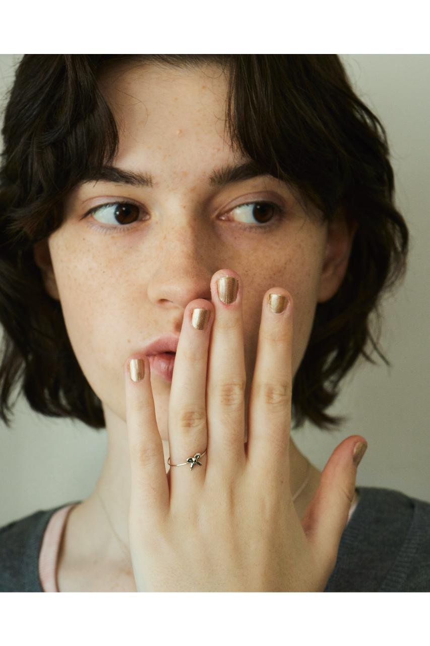 【メゾンドパルス/MAISON DPULSE】のsmall ribbon リング 人気、トレンドファッション・服の通販 founy(ファニー) 　ファッション　Fashion　レディースファッション　Fashion for Women　ジュエリー　Jewelry　おすすめ　Recommended / Our Picks　チャーム　Charm, Pendant　バルーン　Balloon, Balloon Silhouette　フェミニン　Feminine, Girly　リボン　Ribbon, Bow　other-5|ID: prp329100004636619 ipo3291000000035759244