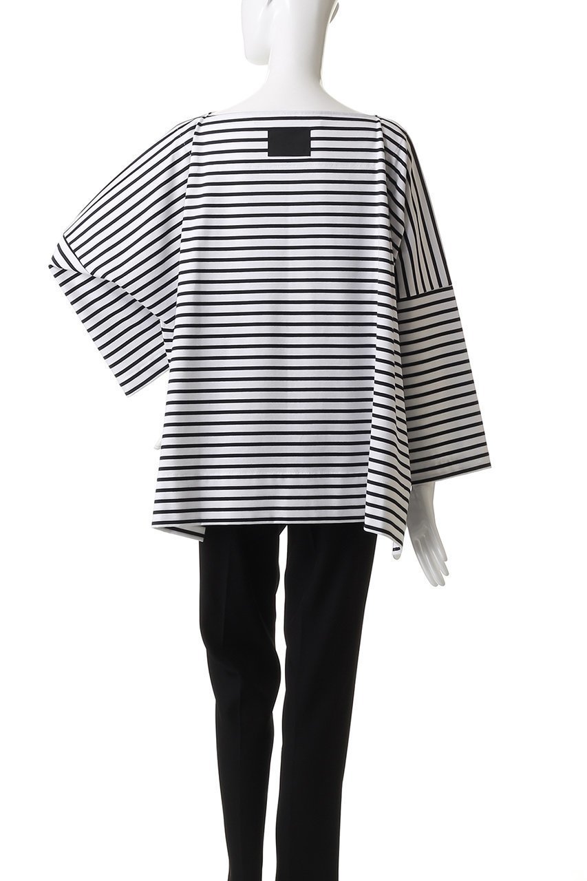 【プルミエ アロンディスモン/1er Arrondissement】の【別注】【COGTHEBIGSMOKE】“ANNA TOP”ボーダートップス 人気、トレンドファッション・服の通販 founy(ファニー) ファッション Fashion レディースファッション Fashion for Women トップス・カットソー Cut & Sew Tops シャツ・ブラウス・オフィスカジュアル Elegant Blouses & Button-Ups ロングTシャツ・Tシャツ Longline T-Shirts & Tees カットソー・ベーシックTシャツ Cut-and-Sewn Tops / Stretch Tees & Basics コレクション Collection, Seasonal Line スリーブ Sleeve, Long Sleeve / Short Sleeve トレンド Trend, Trending Now 長袖 Long Sleeve, Full Sleeve ボーダー Border, Stripe 別注 Limited Edition, Custom Order リアル Real, Realistic ロング Long, Long-Length other-4|ID: prp329100004636644 ipo3291000000035759297