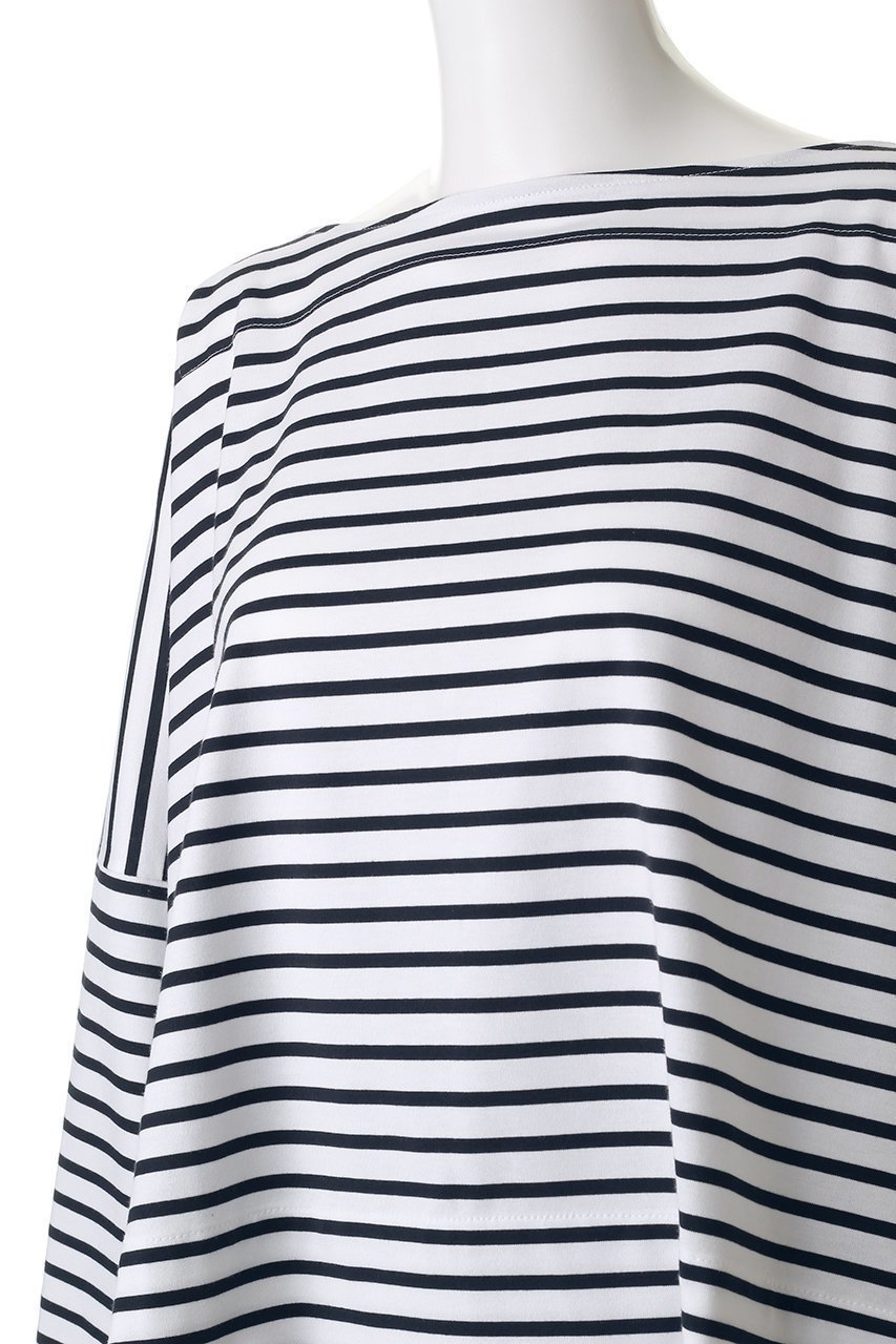 【プルミエ アロンディスモン/1er Arrondissement】の【別注】【COGTHEBIGSMOKE】“ANNA TOP”ボーダートップス 人気、トレンドファッション・服の通販 founy(ファニー) ファッション Fashion レディースファッション Fashion for Women トップス・カットソー Cut & Sew Tops シャツ・ブラウス・オフィスカジュアル Elegant Blouses & Button-Ups ロングTシャツ・Tシャツ Longline T-Shirts & Tees カットソー・ベーシックTシャツ Cut-and-Sewn Tops / Stretch Tees & Basics コレクション Collection, Seasonal Line スリーブ Sleeve, Long Sleeve / Short Sleeve トレンド Trend, Trending Now 長袖 Long Sleeve, Full Sleeve ボーダー Border, Stripe 別注 Limited Edition, Custom Order リアル Real, Realistic ロング Long, Long-Length other-5|ID: prp329100004636644 ipo3291000000035759298