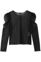 【アルアバイル/allureville】の【Loulou Willoughby】ドットチュールジコスリーブPO A 人気、トレンドファッション・服の通販 founy(ファニー) ファッション Fashion レディースファッション Fashion for Women トップス・カットソー Cut & Sew Tops シャツ・ブラウス・オフィスカジュアル Elegant Blouses & Button-Ups ロングTシャツ・Tシャツ Longline T-Shirts & Tees カットソー・ベーシックTシャツ Cut-and-Sewn Tops / Stretch Tees & Basics 2025年 2025 2025-2026秋冬・A/W Autumn/Winter 2025–26 AW25–26 ギャザー Gathered, Ruffled スリーブ Sleeve, Long Sleeve / Short Sleeve チュール Tulip, Tulip Motif ドット Polka Dot, Dot Pattern パーティ Party, Party Style パール Pearl, Pearl Accent ロング Long, Long-Length A/W・秋冬 Autumn/Winter |ID:prp329100004636645