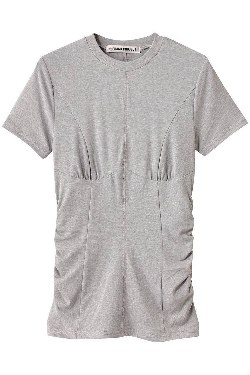 【プランク プロジェクト/PRANK PROJECT】のトルソーTEE / Torso TEE インテリア・キッズ・メンズ・レディースファッション・服の通販 founy(ファニー) 　ファッション　Fashion　レディースファッション　Fashion for Women　トップス・カットソー　Cut & Sew Tops　シャツ・ブラウス・オフィスカジュアル　Elegant Blouses & Button-Ups　ロングTシャツ・Tシャツ　Longline T-Shirts & Tees　カットソー・ベーシックTシャツ　Cut-and-Sewn Tops / Stretch Tees & Basics　インナー　Innerwear　ギャザー　Gathered, Ruffled　コンパクト　Compact, Small Size　ショート　Short, Short Length　シンプル　Simple, Minimal　スリーブ　Sleeve, Long Sleeve / Short Sleeve　ドレープ　Drape, Draping Fabric　再入荷　Restock / Back in Stock　GRY(グレー)|ID: prp329100004636648 ipo3291000000033407012