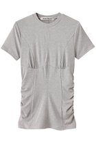 【プランク プロジェクト/PRANK PROJECT】のトルソーTEE / Torso TEE 人気、トレンドファッション・服の通販 founy(ファニー) ファッション Fashion レディースファッション Fashion for Women トップス・カットソー Cut & Sew Tops シャツ・ブラウス・オフィスカジュアル Elegant Blouses & Button-Ups ロングTシャツ・Tシャツ Longline T-Shirts & Tees カットソー・ベーシックTシャツ Cut-and-Sewn Tops / Stretch Tees & Basics インナー Innerwear ギャザー Gathered, Ruffled コンパクト Compact, Small Size ショート Short, Short Length シンプル Simple, Minimal スリーブ Sleeve, Long Sleeve / Short Sleeve ドレープ Drape, Draping Fabric thumbnail GRY(グレー)|ID: prp329100004636648 ipo3291000000036067505