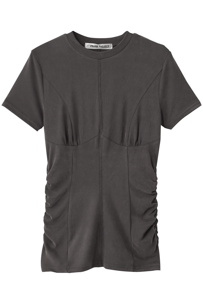 【プランク プロジェクト/PRANK PROJECT】のトルソーTEE / Torso TEE インテリア・キッズ・メンズ・レディースファッション・服の通販 founy(ファニー) 　ファッション　Fashion　レディースファッション　Fashion for Women　トップス・カットソー　Cut & Sew Tops　シャツ・ブラウス・オフィスカジュアル　Elegant Blouses & Button-Ups　ロングTシャツ・Tシャツ　Longline T-Shirts & Tees　カットソー・ベーシックTシャツ　Cut-and-Sewn Tops / Stretch Tees & Basics　インナー　Innerwear　ギャザー　Gathered, Ruffled　コンパクト　Compact, Small Size　ショート　Short, Short Length　シンプル　Simple, Minimal　スリーブ　Sleeve, Long Sleeve / Short Sleeve　ドレープ　Drape, Draping Fabric　C.GRY(チャコールグレー)|ID: prp329100004636648 ipo3291000000036067508
