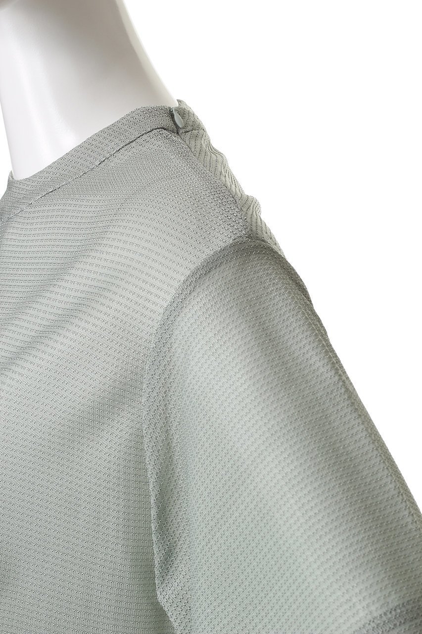 【カナコ サカイ/KANAKO SAKAI】のMETALLIC ジャージー Tシャツ 人気、トレンドファッション・服の通販 founy(ファニー) 　ファッション　Fashion　レディースファッション　Fashion for Women　トップス・カットソー　Cut & Sew Tops　シャツ・ブラウス・オフィスカジュアル　Elegant Blouses & Button-Ups　ロングTシャツ・Tシャツ　Longline T-Shirts & Tees　カットソー・ベーシックTシャツ　Cut-and-Sewn Tops / Stretch Tees & Basics　シアー　Sheer, See-Through　シャイニー　Shiny, Glossy Finish　ショート　Short, Short Length　スリット　Slit, Slit Detail　スリーブ　Sleeve, Long Sleeve / Short Sleeve　秋　Autumn　other-6|ID: prp329100004636650 ipo3291000000035615978