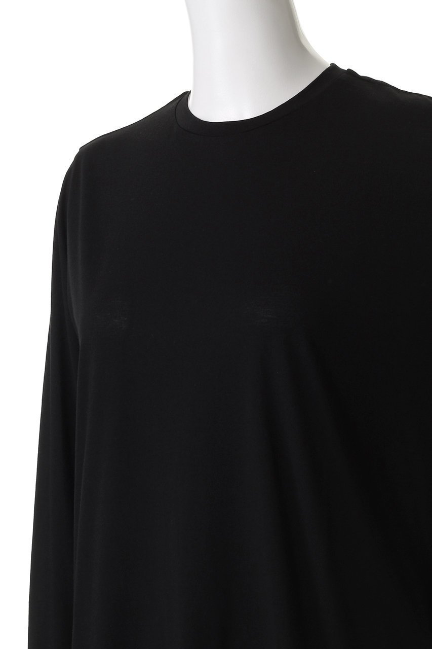 【セアン/SCEARN】のCOTTON JERSEY ロングTシャツ 人気、トレンドファッション・服の通販 founy(ファニー) 　ファッション　Fashion　レディースファッション　Fashion for Women　トップス・カットソー　Cut & Sew Tops　シャツ・ブラウス・オフィスカジュアル　Elegant Blouses & Button-Ups　ロングTシャツ・Tシャツ　Longline T-Shirts & Tees　カットソー・ベーシックTシャツ　Cut-and-Sewn Tops / Stretch Tees & Basics　なめらか　Smooth, Silky Texture　インナー　Innerwear　スリーブ　Sleeve, Long Sleeve / Short Sleeve　ロング　Long, Long-Length　定番　Standard, Basic Item　other-5|ID: prp329100004636654 ipo3291000000035713081