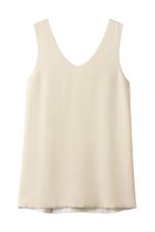 【セアン/SCEARN】のSILK CRAPE タンクトップ Ecru|ID: prp329100004636657 ipo3291000000035615995