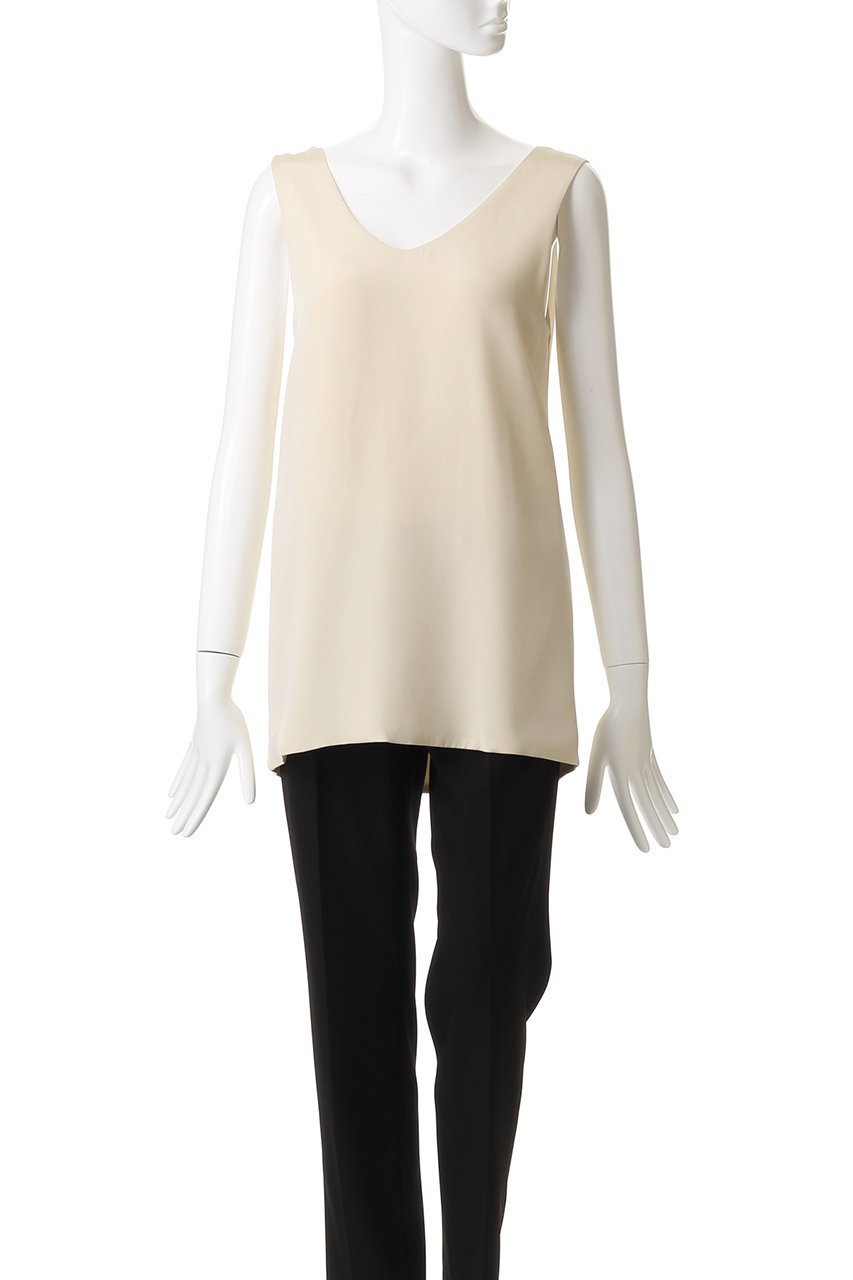 【セアン/SCEARN】のSILK CRAPE タンクトップ 人気、トレンドファッション・服の通販 founy(ファニー) 　ファッション　Fashion　レディースファッション　Fashion for Women　トップス・カットソー　Cut & Sew Tops　キャミソール&ノースリーブ　Camisoles & Sleeveless Tops　シャツ・ブラウス・オフィスカジュアル　Elegant Blouses & Button-Ups　ロングTシャツ・Tシャツ　Longline T-Shirts & Tees　カットソー・ベーシックTシャツ　Cut-and-Sewn Tops / Stretch Tees & Basics　キャミソール　Camisole, Spaghetti Strap Top　シルク　Silk, 100% Silk　タンク　Tank Top, Sleeveless Top　ドレープ　Drape, Draping Fabric　other-2|ID: prp329100004636657 ipo3291000000035615997