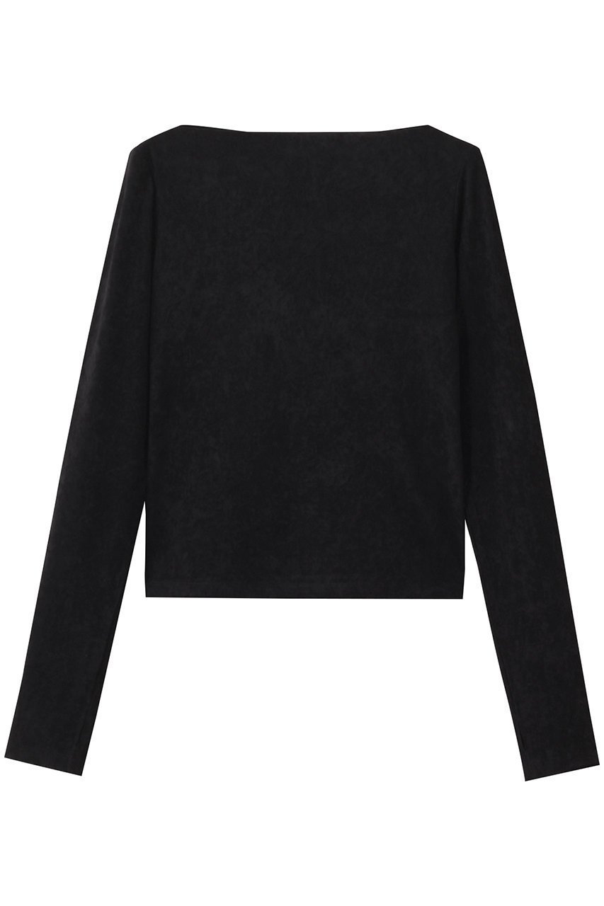 【ベイジ,/BEIGE,】のBUTLER(バトラー)/ストレッチベロアボートネックカットソー インテリア・キッズ・メンズ・レディースファッション・服の通販 founy(ファニー) 　ファッション　Fashion　レディースファッション　Fashion for Women　トップス・カットソー　Cut & Sew Tops　シャツ・ブラウス・オフィスカジュアル　Elegant Blouses & Button-Ups　ロングTシャツ・Tシャツ　Longline T-Shirts & Tees　カットソー・ベーシックTシャツ　Cut-and-Sewn Tops / Stretch Tees & Basics　ベロアトップス　Velour Tops / Velvet-Look Items　2025年　2025　2025-2026秋冬・A/W　Autumn/Winter 2025–26 AW25–26　インナー　Innerwear　カットソー　Cut and Sewn Top　ストレッチ　Stretch, Stretchy Fabric　スリーブ　Sleeve, Long Sleeve / Short Sleeve　デコルテ　Décolleté, Neckline　ベロア　Velour, Soft Velvet　リュクス　Luxury, Elegant, High-End, Chic　ロング　Long, Long-Length　秋　Autumn　A/W・秋冬　Autumn/Winter　Black|ID: prp329100004636660 ipo3291000000033407098