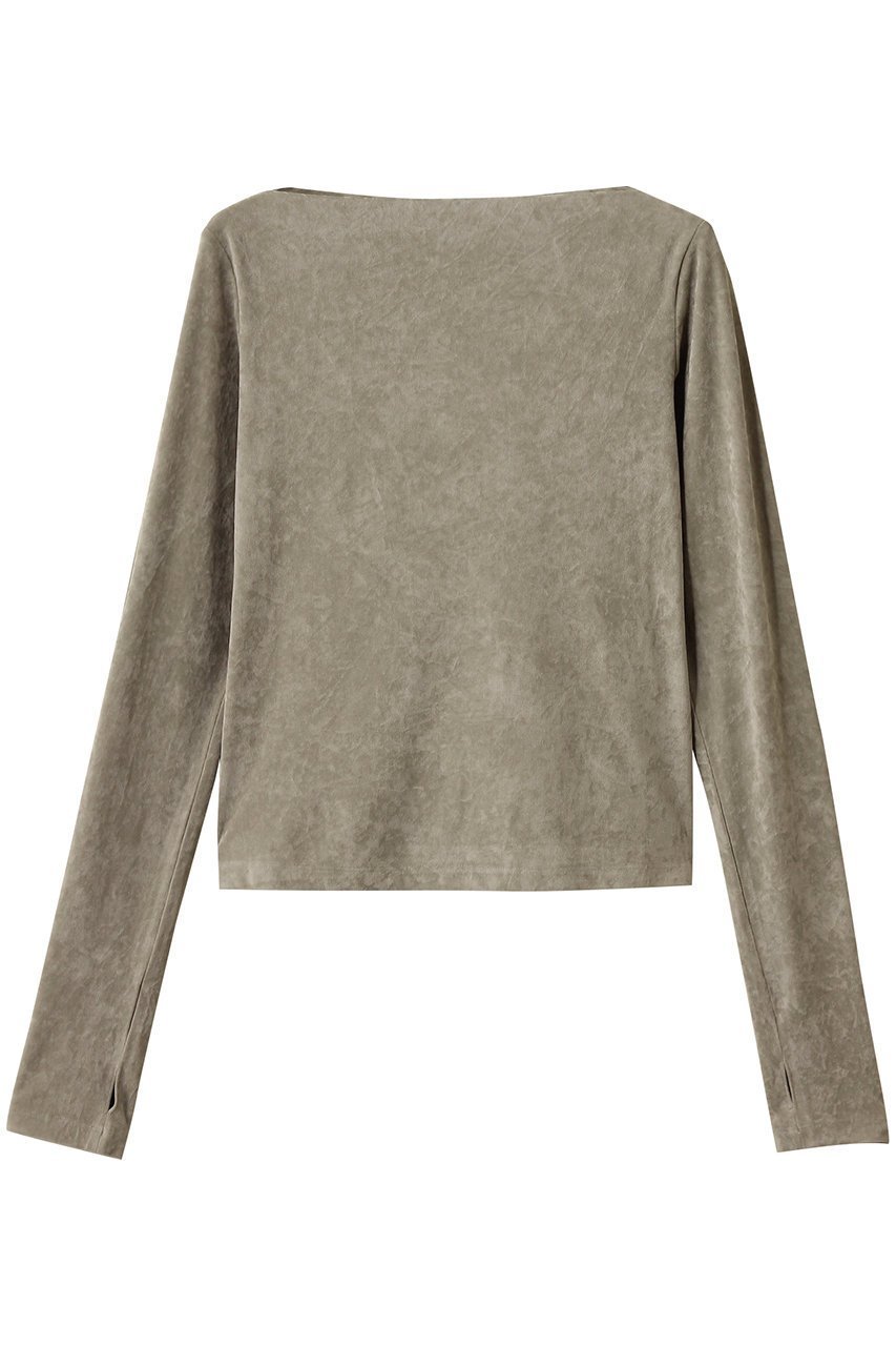 【ベイジ,/BEIGE,】のBUTLER(バトラー)/ストレッチベロアボートネックカットソー インテリア・キッズ・メンズ・レディースファッション・服の通販 founy(ファニー) 　ファッション　Fashion　レディースファッション　Fashion for Women　トップス・カットソー　Cut & Sew Tops　シャツ・ブラウス・オフィスカジュアル　Elegant Blouses & Button-Ups　ロングTシャツ・Tシャツ　Longline T-Shirts & Tees　カットソー・ベーシックTシャツ　Cut-and-Sewn Tops / Stretch Tees & Basics　ベロアトップス　Velour Tops / Velvet-Look Items　2025年　2025　2025-2026秋冬・A/W　Autumn/Winter 2025–26 AW25–26　インナー　Innerwear　カットソー　Cut and Sewn Top　ストレッチ　Stretch, Stretchy Fabric　スリーブ　Sleeve, Long Sleeve / Short Sleeve　デコルテ　Décolleté, Neckline　ベロア　Velour, Soft Velvet　リュクス　Luxury, Elegant, High-End, Chic　ロング　Long, Long-Length　秋　Autumn　A/W・秋冬　Autumn/Winter　D.Sage|ID: prp329100004636660 ipo3291000000033407100