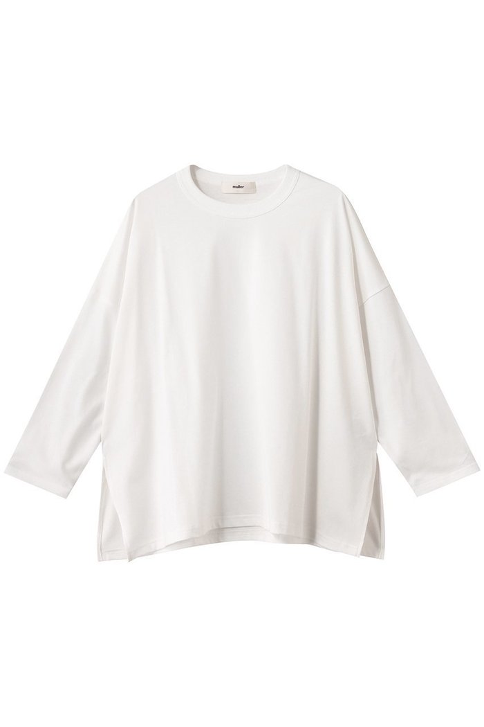 【エリオポール/heliopole】の【muller of yoshiokubo】LONG-SLEEVE Tシャツ インテリア・キッズ・メンズ・レディースファッション・服の通販 founy(ファニー) https://founy.com/ ファッション Fashion レディースファッション Fashion for Women トップス・カットソー Cut & Sew Tops シャツ・ブラウス・オフィスカジュアル Elegant Blouses & Button-Ups ロングTシャツ・Tシャツ Longline T-Shirts & Tees カットソー・ベーシックTシャツ Cut-and-Sewn Tops / Stretch Tees & Basics スリーブ Sleeve, Long Sleeve / Short Sleeve ロング Long, Long-Length エレガント 上品 Elegant 定番 Standard, Basic Item 長袖 Long Sleeve, Full Sleeve |ID: prp329100004636666 ipo3291000000036132645