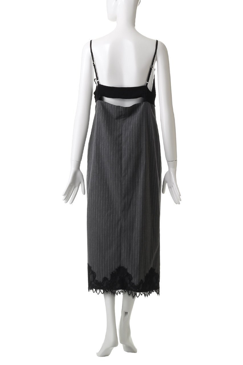 【プランク プロジェクト/PRANK PROJECT】のレースレイヤードキャミワンピース / Lace Layered Camisole Dress 人気、トレンドファッション・服の通販 founy(ファニー) 　ファッション　Fashion　レディースファッション　Fashion for Women　ワンピース　Dresses　フォーマル・パーティードレス・結婚式用ドレス　Elegant & Casual Dresses　キャミソールワンピース　Camisole Dresses　チュニック　Tunic Tops & Dresses　サテン　Satin, Glossy Fabric　スリット　Slit, Slit Detail　チュニック　Tunic, Long Top　ドッキング　Docking, Mixed Material　パーティ　Party, Party Style　フロント　Front, Front Design　ラップ　Wrap, Wrap Design　レース　Lace, Lace Fabric　ロング　Long, Long-Length　other-4|ID: prp329100004636667 ipo3291000000035616024