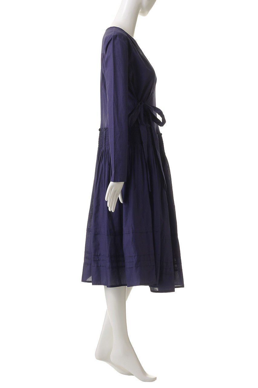 【マーレット/MERLETTE】のLILAS ローウエスト切替ギャザーラップドレス 人気、トレンドファッション・服の通販 founy(ファニー) 　ファッション　Fashion　レディースファッション　Fashion for Women　ワンピース　Dresses　フォーマル・パーティードレス・結婚式用ドレス　Elegant & Casual Dresses　チュニック　Tunic Tops & Dresses　2025年　2025　2025-2026秋冬・A/W　Autumn/Winter 2025–26 AW25–26　ギャザー　Gathered, Ruffled　スニーカー　Sneakers, Trainers　チュニック　Tunic, Long Top　ドレス　Dress, One-Piece　モダン　Modern, Contemporary　ラップ　Wrap, Wrap Design　切替　Switching, Contrast Panel　A/W・秋冬　Autumn/Winter　other-3|ID: prp329100004636673 ipo3291000000033407190