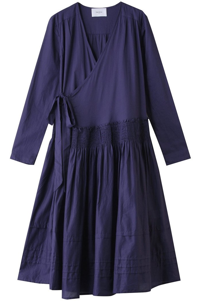 【マーレット/MERLETTE】のLILAS ローウエスト切替ギャザーラップドレス インテリア・キッズ・メンズ・レディースファッション・服の通販 founy(ファニー) https://founy.com/ ファッション Fashion レディースファッション Fashion for Women ワンピース Dresses フォーマル・パーティードレス・結婚式用ドレス Elegant & Casual Dresses チュニック Tunic Tops & Dresses ギャザー Gathered, Ruffled スニーカー Sneakers, Trainers チュニック Tunic, Long Top ドレス Dress, One-Piece モダン Modern, Contemporary ラップ Wrap, Wrap Design 切替 Switching, Contrast Panel |ID: prp329100004636673 ipo3291000000036132661