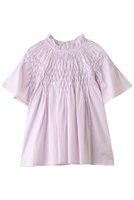 【マーレット/MERLETTE】のBEJART スモッキング刺しゅう ハイネックブラウス 人気、トレンドファッション・服の通販 founy(ファニー) ファッション Fashion レディースファッション Fashion for Women トップス・カットソー Cut & Sew Tops シャツ・ブラウス・オフィスカジュアル Elegant Blouses & Button-Ups 2025年 2025 2025-2026秋冬・A/W Autumn/Winter 2025–26 AW25–26 ギャザー Gathered, Ruffled ショート Short, Short Length スモッキング Smocking, Gathered Stitching スリーブ Sleeve, Long Sleeve / Short Sleeve センター Center, Center Line ハイネック High Neck, Mock Neck フェミニン Feminine, Girly フリル Frill, Ruffle フレア Flare, Flared エレガント 上品 Elegant A/W・秋冬 Autumn/Winter |ID:prp329100004636679
