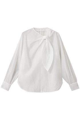【アナイ/ANAYI】 オーガンジーツイストボウブラウス人気、トレンドファッション・服の通販 founy(ファニー) ファッション Fashion レディースファッション Fashion for Women トップス・カットソー Cut & Sew Tops シャツ・ブラウス・オフィスカジュアル Elegant Blouses & Button-Ups 2025年 2025 2025-2026秋冬・A/W Autumn/Winter 2025–26 AW25–26 アシンメトリー Asymmetrical Style オーガンジー Organza Fabric スリーブ Sleeve, Long Sleeve / Short Sleeve フロント Front, Front Design ロング Long, Long-Length エレガント 上品 Elegant A/W・秋冬 Autumn/Winter |ID:prp329100004636681
