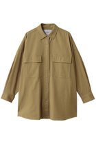 【エリオポール/heliopole】のコットンツイルビッグシャツ キャメル|ID: prp329100004636683 ipo3291000000036132675