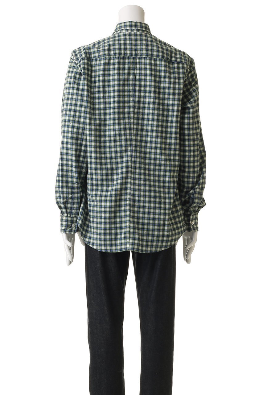【フランク&アイリーン/Frank&Eileen / MEN】の【MEN】FINBAR イタリアンコットン ミニチェック シャツ 人気、トレンドファッション・服の通販 founy(ファニー) 　ファッション　Fashion　メンズファッション　Fashion for Men　2025年　2025　2025-2026秋冬・A/W　Autumn/Winter 2025–26 AW25–26　クラシカル　Classical, Vintage-Inspired　スリーブ　Sleeve, Long Sleeve / Short Sleeve　チェック　Check, Plaid, Tartan　ボトム　Bottoms, Lower Wear　ロング　Long, Long-Length　A/W・秋冬　Autumn/Winter　other-4|ID: prp329100004636686 ipo3291000000033407274