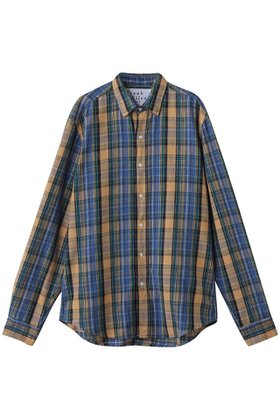 【フランク&アイリーン/Frank&Eileen / MEN】 【MEN】FINBAR イタリアンコットン ブラウンチェック シャツ人気、トレンドファッション・服の通販 founy(ファニー) ファッション Fashion メンズファッション Fashion for Men 2025年 2025 2025-2026秋冬・A/W Autumn/Winter 2025–26 AW25–26 スリーブ Sleeve, Long Sleeve / Short Sleeve チェック Check, Plaid, Tartan ロング Long, Long-Length 定番 Standard, Basic Item 無地 Plain, Solid Color A/W・秋冬 Autumn/Winter 羽織 Haori, Light Jacket |ID:prp329100004636687