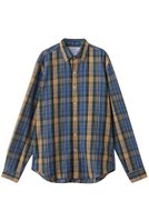 【フランク&アイリーン/Frank&Eileen / MEN】の【MEN】FINBAR イタリアンコットン ブラウンチェック シャツ 人気、トレンドファッション・服の通販 founy(ファニー) ファッション Fashion メンズファッション Fashion for Men 2025年 2025 2025-2026秋冬・A/W Autumn/Winter 2025–26 AW25–26 スリーブ Sleeve, Long Sleeve / Short Sleeve チェック Check, Plaid, Tartan ロング Long, Long-Length 定番 Standard, Basic Item 無地 Plain, Solid Color A/W・秋冬 Autumn/Winter 羽織 Haori, Light Jacket |ID:prp329100004636687