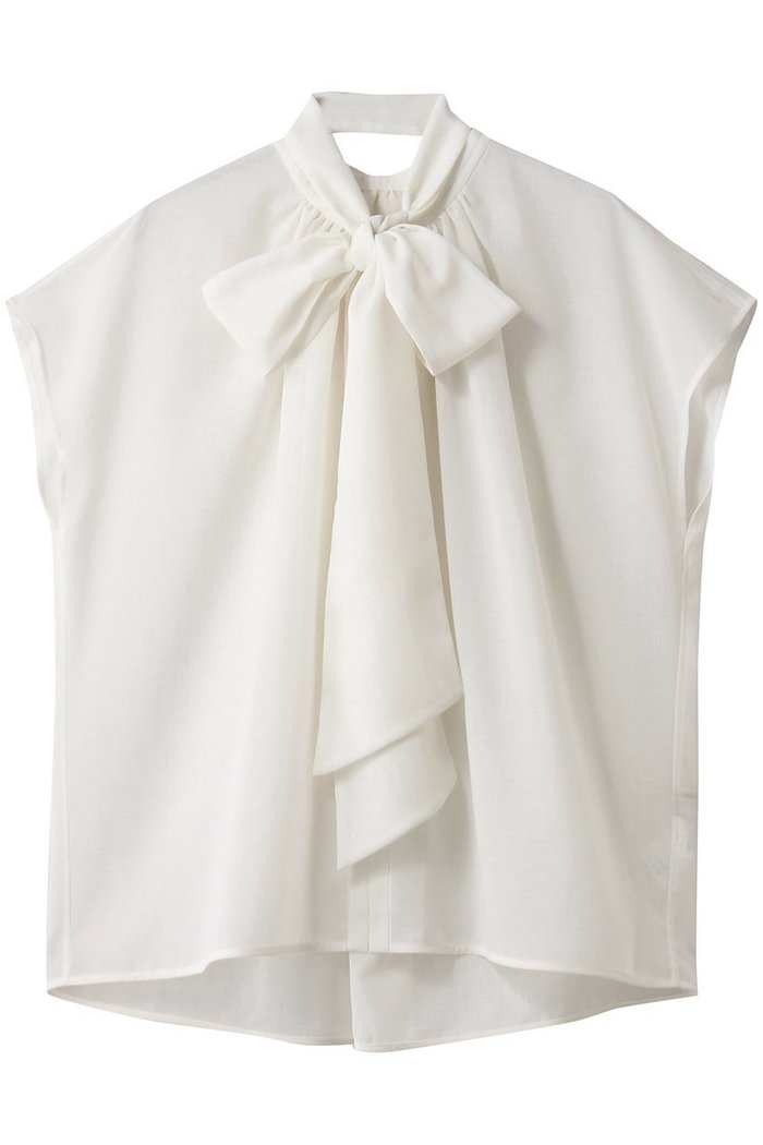 【デザイン ワークス/DESIGN WORKS】のT/Wボイルボウタイブラウス インテリア・キッズ・メンズ・レディースファッション・服の通販 founy(ファニー) https://founy.com/ ファッション Fashion レディースファッション Fashion for Women トップス・カットソー Cut & Sew Tops シャツ・ブラウス・オフィスカジュアル Elegant Blouses & Button-Ups シンプル Simple, Minimal ジャケット Jacket, Outerwear スリーブ Sleeve, Long Sleeve / Short Sleeve ボウタイ Bow Tie, Neck Bow ロング Long, Long-Length |ID: prp329100004636694 ipo3291000000035616073