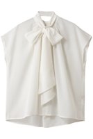 【デザイン ワークス/DESIGN WORKS】のT/Wボイルボウタイブラウス 人気、トレンドファッション・服の通販 founy(ファニー) ファッション Fashion レディースファッション Fashion for Women トップス・カットソー Cut & Sew Tops シャツ・ブラウス・オフィスカジュアル Elegant Blouses & Button-Ups シンプル Simple, Minimal ジャケット Jacket, Outerwear スリーブ Sleeve, Long Sleeve / Short Sleeve ボウタイ Bow Tie, Neck Bow ロング Long, Long-Length |ID:prp329100004636694