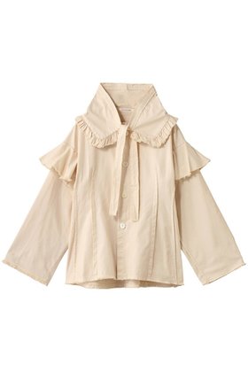 【マルティニーク/martinique】 【CURRENTAGE】ラッフルオックスブラウス人気、トレンドファッション・服の通販 founy(ファニー) ファッション Fashion レディースファッション Fashion for Women トップス・カットソー Cut & Sew Tops シャツ・ブラウス・オフィスカジュアル Elegant Blouses & Button-Ups 2025年 2025 2025-2026秋冬・A/W Autumn/Winter 2025–26 AW25–26 スリーブ Sleeve, Long Sleeve / Short Sleeve フェミニン Feminine, Girly ロング Long, Long-Length A/W・秋冬 Autumn/Winter |ID:prp329100004636696