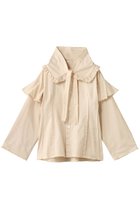 【マルティニーク/martinique】の【CURRENTAGE】ラッフルオックスブラウス 人気、トレンドファッション・服の通販 founy(ファニー) ファッション Fashion レディースファッション Fashion for Women トップス・カットソー Cut & Sew Tops シャツ・ブラウス・オフィスカジュアル Elegant Blouses & Button-Ups 2025年 2025 2025-2026秋冬・A/W Autumn/Winter 2025–26 AW25–26 スリーブ Sleeve, Long Sleeve / Short Sleeve フェミニン Feminine, Girly ロング Long, Long-Length A/W・秋冬 Autumn/Winter thumbnail ベージュ|ID: prp329100004636696 ipo3291000000033407327
