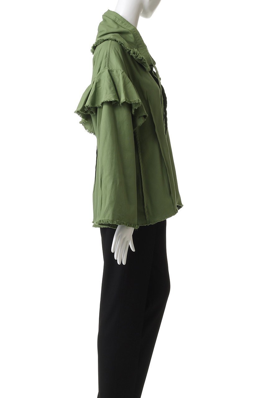 【マルティニーク/martinique】の【CURRENTAGE】ラッフルオックスブラウス 人気、トレンドファッション・服の通販 founy(ファニー) 　ファッション　Fashion　レディースファッション　Fashion for Women　トップス・カットソー　Cut & Sew Tops　シャツ・ブラウス・オフィスカジュアル　Elegant Blouses & Button-Ups　2025年　2025　2025-2026秋冬・A/W　Autumn/Winter 2025–26 AW25–26　スリーブ　Sleeve, Long Sleeve / Short Sleeve　フェミニン　Feminine, Girly　ロング　Long, Long-Length　A/W・秋冬　Autumn/Winter　other-3|ID: prp329100004636696 ipo3291000000033407332