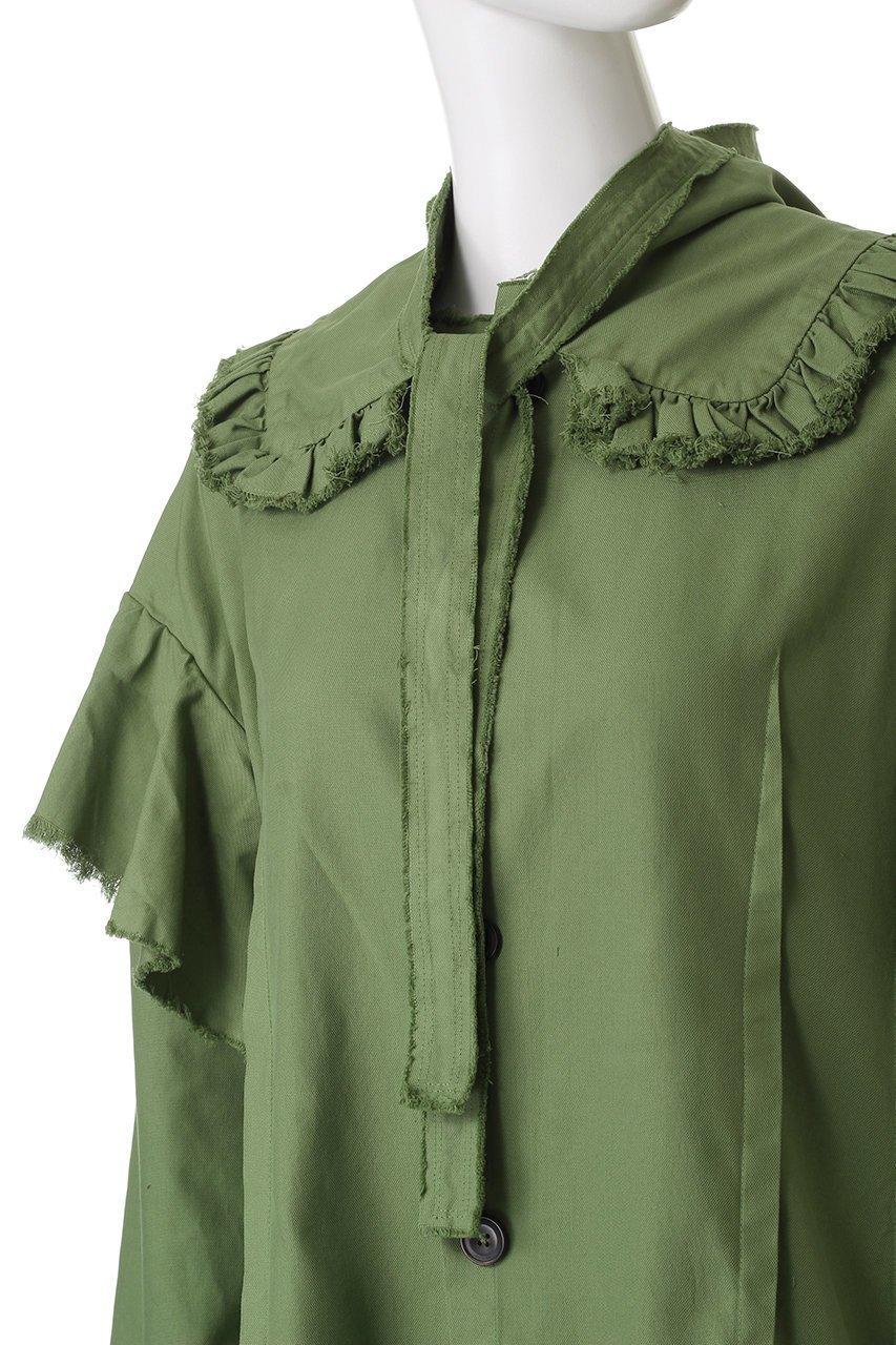 【マルティニーク/martinique】の【CURRENTAGE】ラッフルオックスブラウス 人気、トレンドファッション・服の通販 founy(ファニー) 　ファッション　Fashion　レディースファッション　Fashion for Women　トップス・カットソー　Cut & Sew Tops　シャツ・ブラウス・オフィスカジュアル　Elegant Blouses & Button-Ups　スリーブ　Sleeve, Long Sleeve / Short Sleeve　フェミニン　Feminine, Girly　ロング　Long, Long-Length　other-5|ID: prp329100004636696 ipo3291000000035616096