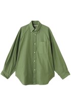 【マルティニーク/martinique】の【CURRENTAGE】ラグランオックスシャツ 人気、トレンドファッション・服の通販 founy(ファニー) ファッション Fashion レディースファッション Fashion for Women トップス・カットソー Cut & Sew Tops シャツ・ブラウス・オフィスカジュアル Elegant Blouses & Button-Ups 2025年 2025 2025-2026秋冬・A/W Autumn/Winter 2025–26 AW25–26 スリーブ Sleeve, Long Sleeve / Short Sleeve ロング Long, Long-Length 定番 Standard, Basic Item A/W・秋冬 Autumn/Winter thumbnail グリーン|ID: prp329100004636698 ipo3291000000033407345