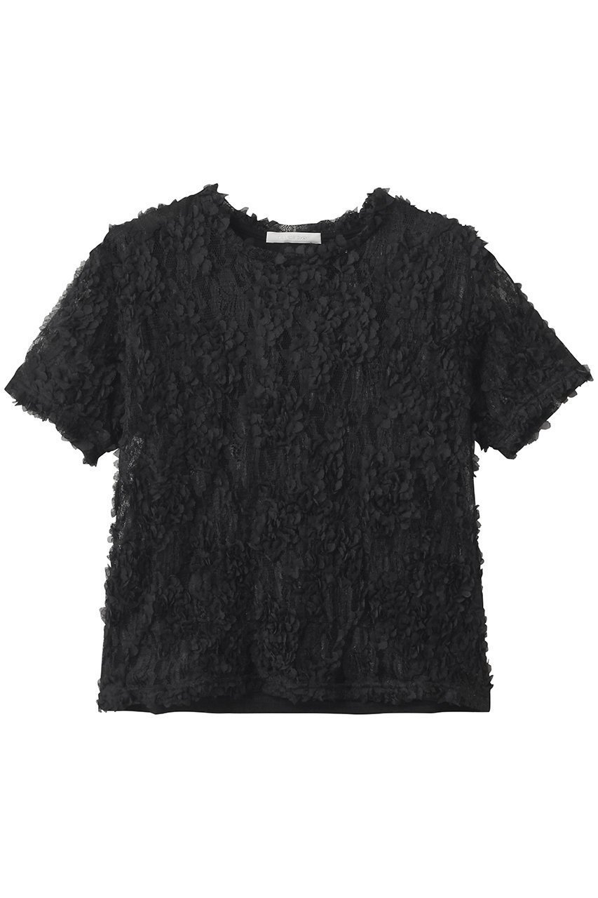 【カナコ サカイ/KANAKO SAKAI】のLACE Tシャツ インテリア・キッズ・メンズ・レディースファッション・服の通販 founy(ファニー) 　ファッション　Fashion　レディースファッション　Fashion for Women　トップス・カットソー　Cut & Sew Tops　シャツ・ブラウス・オフィスカジュアル　Elegant Blouses & Button-Ups　ロングTシャツ・Tシャツ　Longline T-Shirts & Tees　2025年　2025　2025-2026秋冬・A/W　Autumn/Winter 2025–26 AW25–26　インナー　Innerwear　コンパクト　Compact, Small Size　ショート　Short, Short Length　スリーブ　Sleeve, Long Sleeve / Short Sleeve　ダウン　Down, Puffer　デニム　Denim, Jeans Material　レース　Lace, Lace Fabric　エレガント 上品　Elegant　A/W・秋冬　Autumn/Winter　ブラック|ID: prp329100004636700 ipo3291000000033407357