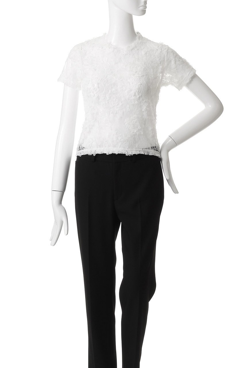 【カナコ サカイ/KANAKO SAKAI】のLACE Tシャツ 人気、トレンドファッション・服の通販 founy(ファニー) 　ファッション　Fashion　レディースファッション　Fashion for Women　トップス・カットソー　Cut & Sew Tops　シャツ・ブラウス・オフィスカジュアル　Elegant Blouses & Button-Ups　ロングTシャツ・Tシャツ　Longline T-Shirts & Tees　インナー　Innerwear　コンパクト　Compact, Small Size　ショート　Short, Short Length　スリーブ　Sleeve, Long Sleeve / Short Sleeve　ダウン　Down, Puffer　デニム　Denim, Jeans Material　レース　Lace, Lace Fabric　エレガント 上品　Elegant　other-2|ID: prp329100004636700 ipo3291000000035713103