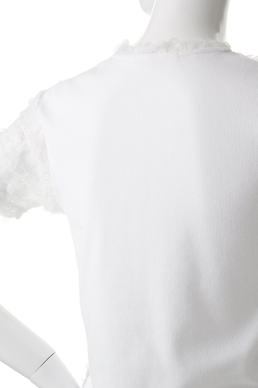 【カナコ サカイ/KANAKO SAKAI】のLACE Tシャツ 人気、トレンドファッション・服の通販 founy(ファニー) 　ファッション　Fashion　レディースファッション　Fashion for Women　トップス・カットソー　Cut & Sew Tops　シャツ・ブラウス・オフィスカジュアル　Elegant Blouses & Button-Ups　ロングTシャツ・Tシャツ　Longline T-Shirts & Tees　インナー　Innerwear　コンパクト　Compact, Small Size　ショート　Short, Short Length　スリーブ　Sleeve, Long Sleeve / Short Sleeve　ダウン　Down, Puffer　デニム　Denim, Jeans Material　レース　Lace, Lace Fabric　エレガント 上品　Elegant　other-6|ID: prp329100004636700 ipo3291000000035713107