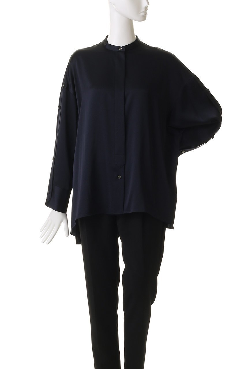 【サクラ/SACRA】のトリアセサテンブラウス 人気、トレンドファッション・服の通販 founy(ファニー) 　ファッション　Fashion　レディースファッション　Fashion for Women　トップス・カットソー　Cut & Sew Tops　シャツ・ブラウス・オフィスカジュアル　Elegant Blouses & Button-Ups　2025年　2025　2025-2026秋冬・A/W　Autumn/Winter 2025–26 AW25–26　シルク　Silk, 100% Silk　スリーブ　Sleeve, Long Sleeve / Short Sleeve　ループ　Loop, Loop Knit　ロング　Long, Long-Length　ワッシャー　Washer, Crinkled Finish　A/W・秋冬　Autumn/Winter　other-2|ID: prp329100004636702 ipo3291000000033407372